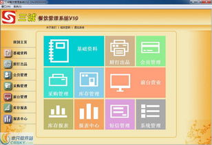 三诚餐饮管理系统界面预览